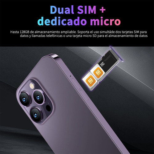 Teléfonos Inteligentes Android Baratos I15 Pro Max 6.53 Pulgadas Ram2gb Y Rom16gb