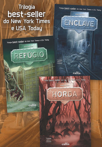 Coleção Razorland, de Kew Yark Simes. Editora Callis, capa mole em português