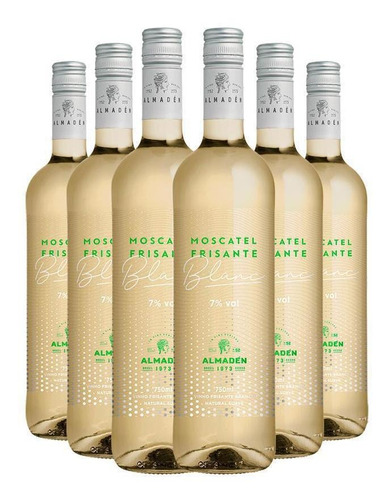 Vinho Almaden Frisante Moscatel Blanc 6x750ml