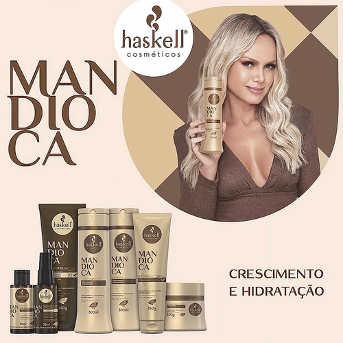 Shampoo Haskell Mandioca 500ml