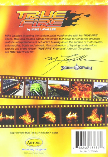 Artool Freehand Airbrush Template True Fire Dvd