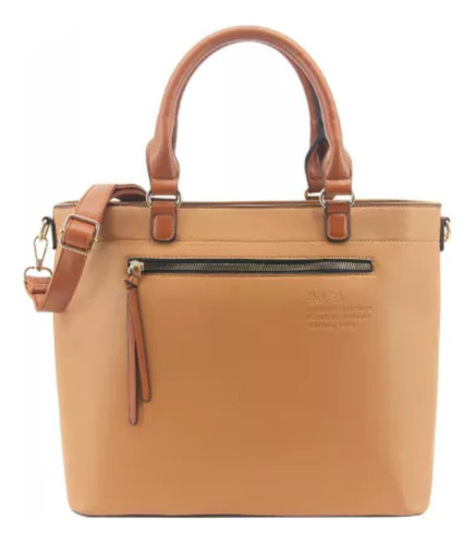 Cartera Grande Shopper Mujer Cuero Sintético P.u Amayra