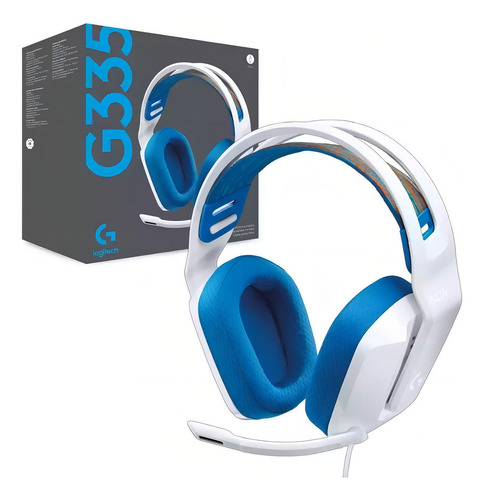 Auriculares Gamer Alambricos Logitech G Series G335 981-001023 Color Blanco