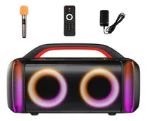 Comprar Bafle Bocina Bluetooth Bafles Amplificados Subwoofer Karaoke Microfono Inalambrico Para Bocina Radio Fm Luz Negra Color Negro Airamp MC-WGY-5501