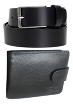 Comprar Carteira Couro Legítimo + Cinto Couro Legítimo Masculino 