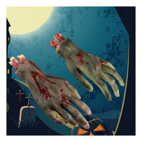 Fwefww Partes Del Cuerpo De Halloween Pies Manos Accesorios Para