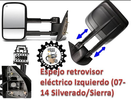 Espejo Electrico Izquierdo Silverado 2007-2014