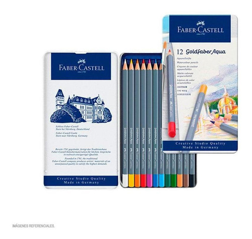 Estuche Colores Goldfaber Acuarelables X 12