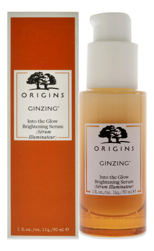 Serum Origins Ginzing Glow Brillening Con Vitamina C, 30 Ml