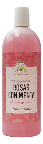 Tonico De Rosas Con Menta 1 Litro Momento De Aplicación Día/noche Tipo De Piel Todo Tipo De Piel