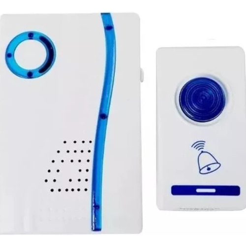 Timbre Inalámbrico Portátil 100 Metros Blanco Hogar Oficina