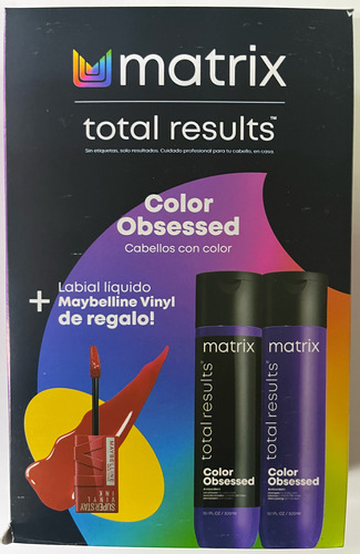 Pack Color Obsessed Matrix Con Labial Maybelline Vinyl 