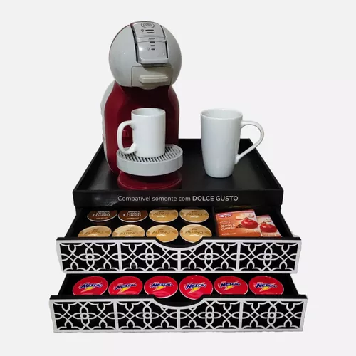 Soporte dispensador 18 32 cápsulas de café Nespresso Dolce Gusto