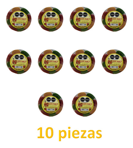 10 Polveras Minis, Laminillas De Ates Don Vasco 90 G.
