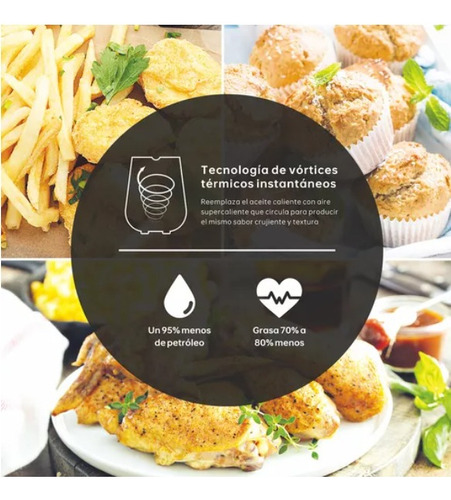 Freidora De Aire 4l Sin Aceite Freidora Eléctrica