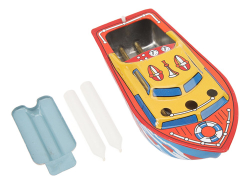 Vela Decorativa Vintage Nostalgia De Iron Boat Toys