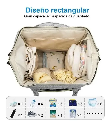 Mochila Maternal Bolso + Cambiador Bebe Mama - Taggershop