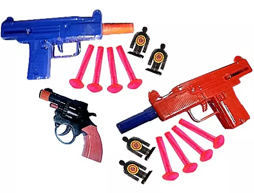 BRINQUEDO ANTIGO - PISTOLA DE ESPOLETA FABRICADA NA ALE