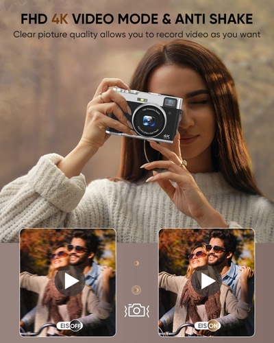 Imagen 3 de 7 de Cámara Digital 4k 48 Mp Enfoque Automático Con Zoom 16x
