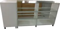 Comprar Mueble Mostrador Vitrina 1.50mts + Mostrador Caja 50 Cms