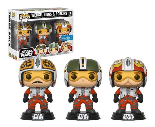 Funko Pop Star Wars - Biggs, Wedge Y Porkins # 3