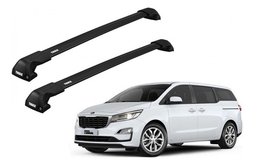 Barras Thule Kia Sedona 15-21 Ra / Edge Flush Black