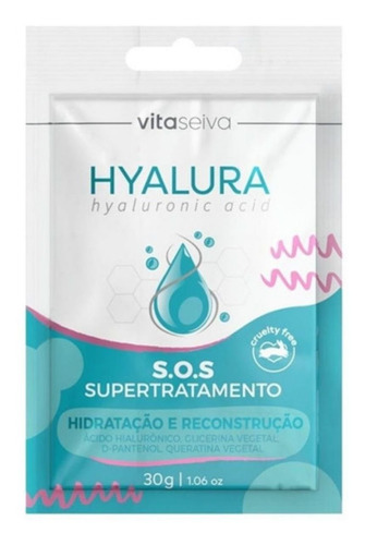 Imagem 1 de 5 de Sachê Sos Super Tratamento Hyalura 30g Lançamento Vita Seiva