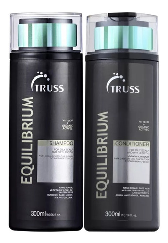 Truss Equilibrium Shampoo + Condicionador 2x300ml