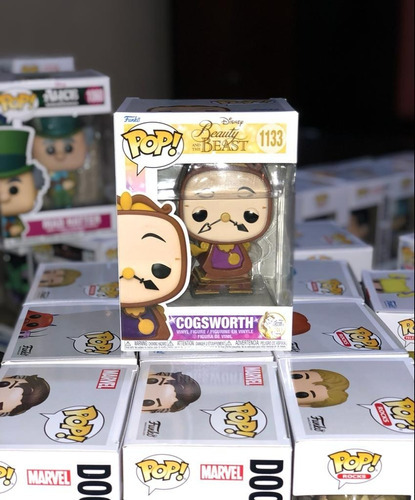 Funko Pop Cogsworth 1133 Disney La Bella Y La Bestia