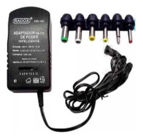 Adaptador De Voltaje Electronico De 110/220v A 12v Dc-1200ma