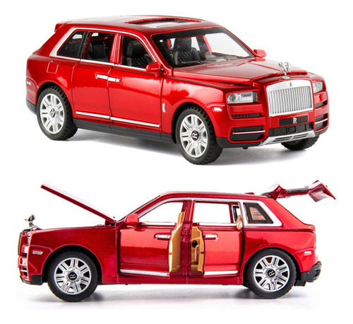 Perfect Rolls Royce Cullinan Miniatura Metal Auto Con Luz Y