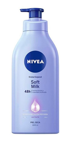 Nivea Crema Soft Milk 1000ml - mL a $52