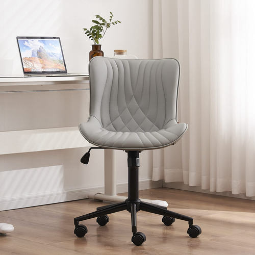 Youtaste Silla De Oficina Moderna Sin Brazos, Silla De Traba