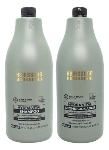 Hairssime Hydra Vital Shampoo + Acondicionador Grande 3c