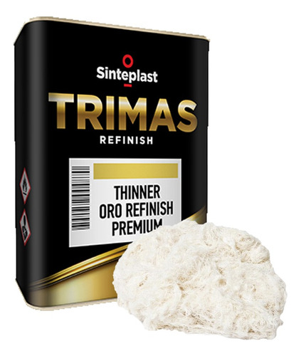 Estopa Lustre + Thinner Oro Premium Diluyente 1l Trimas Mm