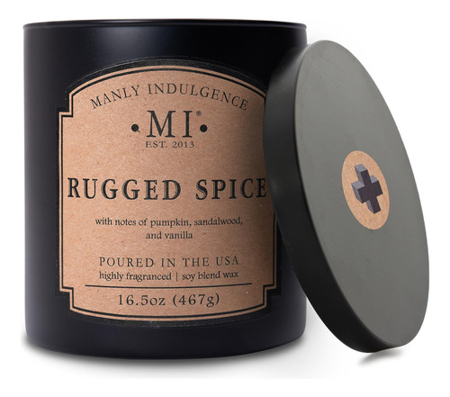 Manly Indulgence Rugged Spice - Vela Perfumada Para Hombres,