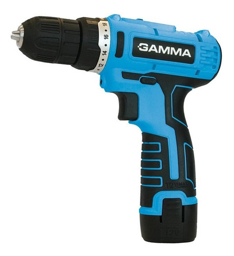 Imagen 2 de 8 de Taladro Atornillador A Bateria Gamma G12101ar 12vcc