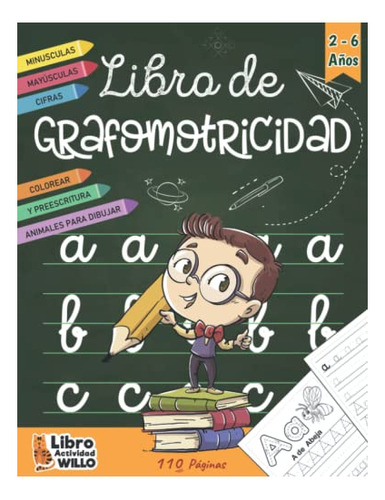 Libro : Libro De Grafomotricidad Y Preescritura 2 - 6 Años