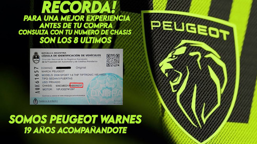 Gancho De Cierre Capot Peugeot 208 Active Nafta 12-19