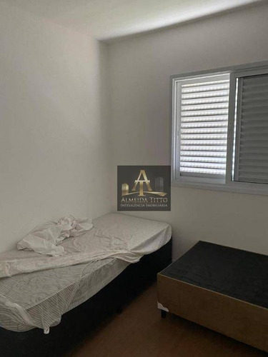 Excelente Apartamento Com 2 Dormitórios Para Alugar, 60 M² Por R$ 2.300/mês - Jardim Tupanci - Barueri/sp - Ap2907