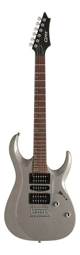 Guitarra Electrica Cort X200 Sv Serie X Plata Brillante