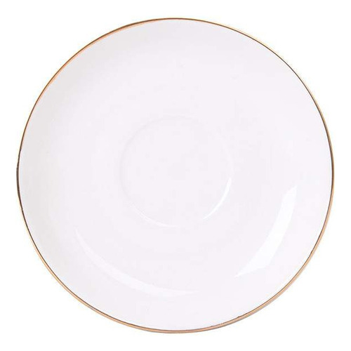 Plato 15cm Porcelana Royal Borde Dorado Premium Hallen