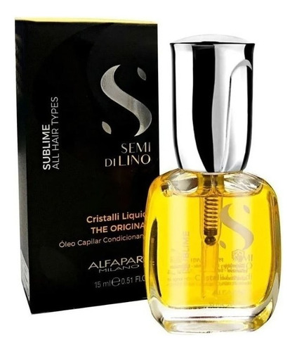 Serum Brillo Alfaparf Reparador De Puntas Semi Di Lino 15ml 