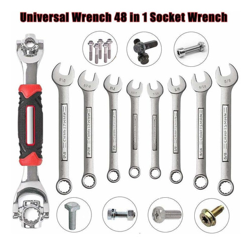 Llave Universal 48 En 1 Herramienta De La Llave Llave Multif
