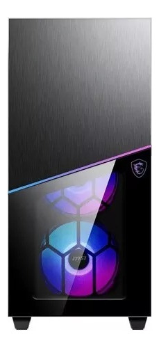 Gabinete Gamer Msi Mpg Sekira 100r 4x120mm Argb Mid Tower