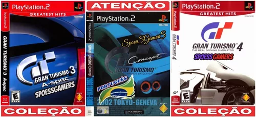 Gran Turismo 3 E 4 Ps2 ( Carros ) Coleção (2 Dvds) Patch