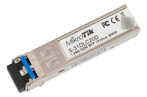 Módulo Gbic Lc Duplex Mikrotik S-31dlc20d - Alcance De 20km