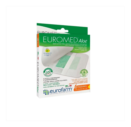 Apósito Postoperatorio Euromed Con Aloe Eurofarm (5cmx7cm)