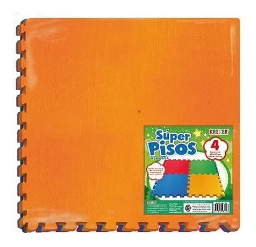 Pisos De Goma Eva 60 X 60 Cm X 4 Resistente, Lavable