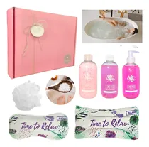 Comprar Kit Caja Regalo Mujer Box Spa Aroma Rosas Set Relax Zen N65